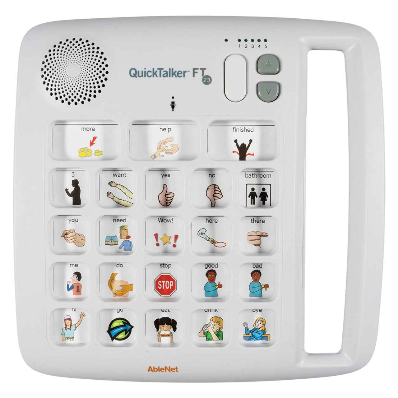 Ablenet QuickTalker Speech Generating Device FeatherTouch 7, 12, and 23