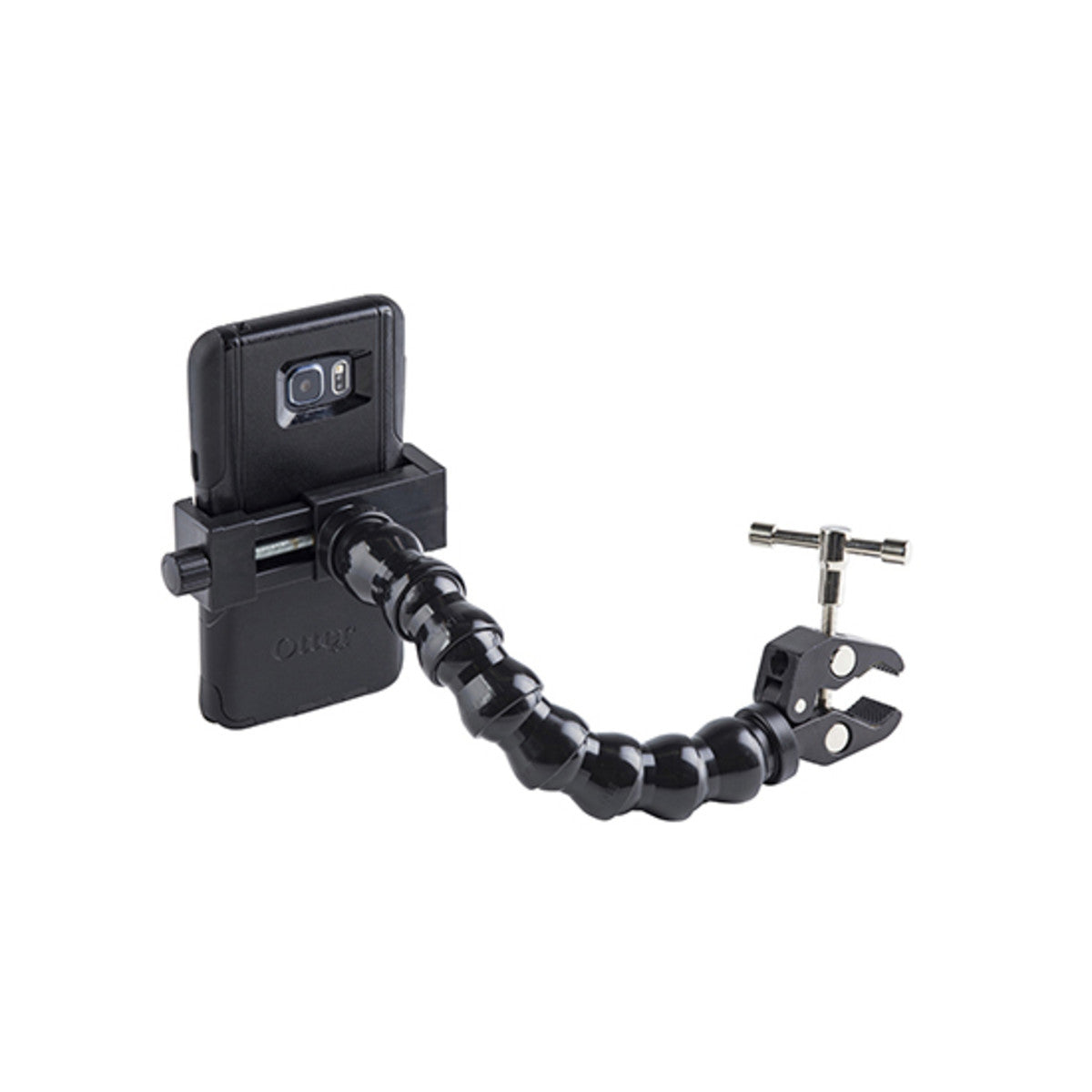 Phone Holder with Mini Clamp 8" arm