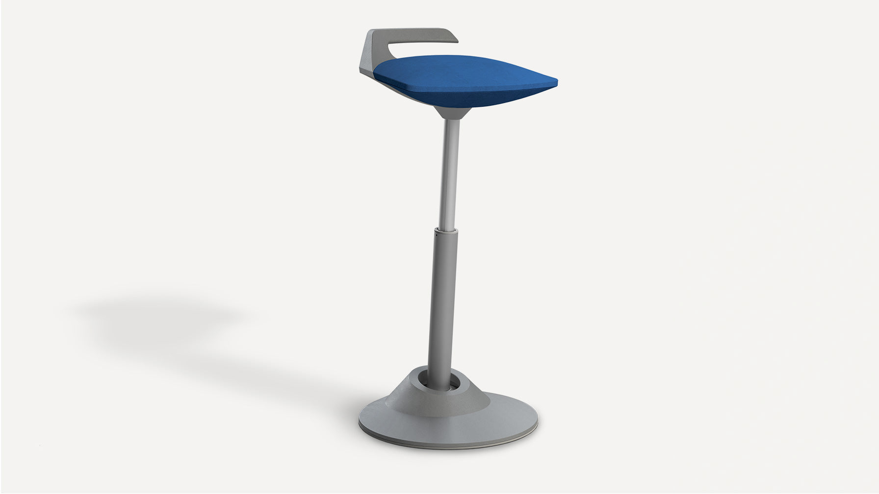 Muvman Sit-to-Stand Stool with Microfiber Seat