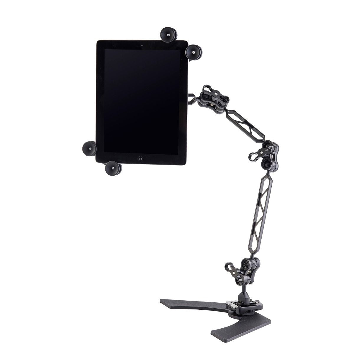 mogo Tablet Holder with QuickClick holding iPad