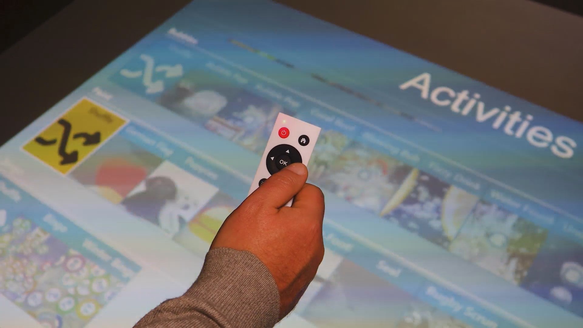 SENse Micro control in use