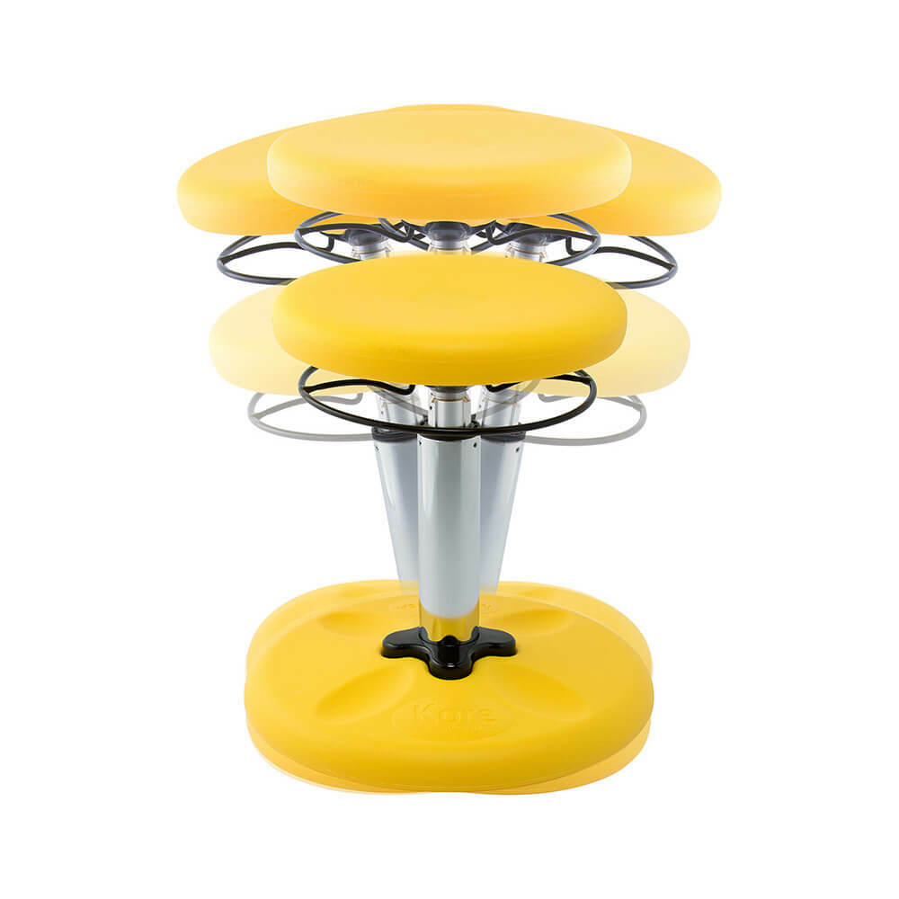 Kids Adjustable Wobble Chairs Yellow