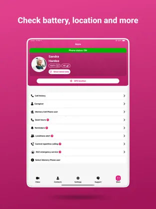 RAZ Memory Cell Phone - Easy-to-use phone for seniors - 11