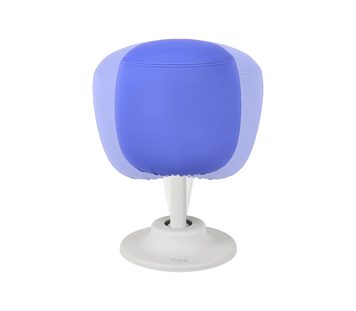 Kids Adjustable Pivot Stool Blue - 1