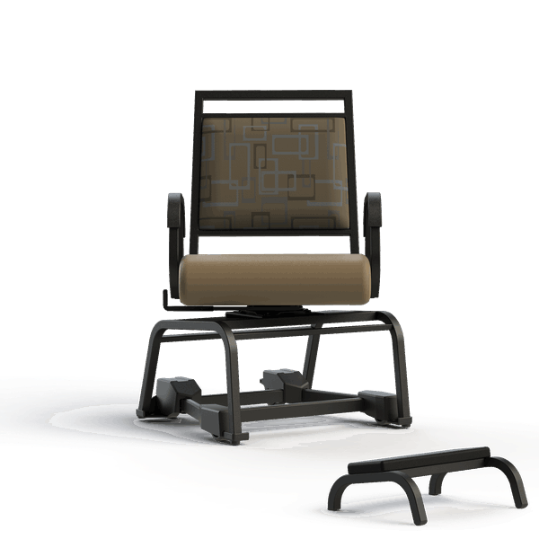 Titan 2 Armed Swivel Chair With Caddie 5