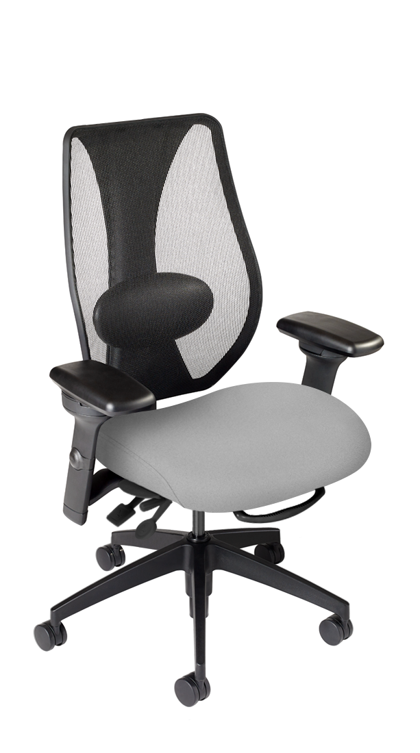 tCentric Hybrid – Mesh Back & Upholstered Seat Ergonomic Office Chair - 8