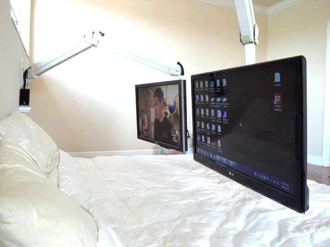 Overbed Hospital LCD Monitor Wall Mount 63" Arm - 8