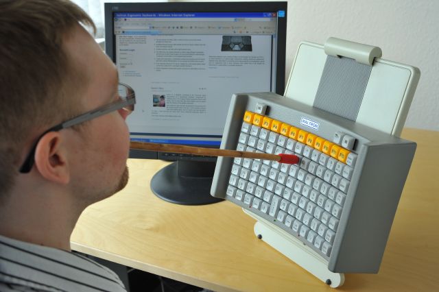 Maltron Head/Mouth Stick Keyboard - US English Maltron Keyboards
