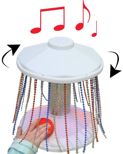 Enabling Twirling Bead Chain Amusement Park.
