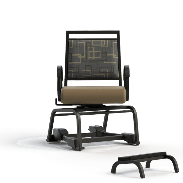 Titan 2 Armed Swivel Chair With Caddie 5