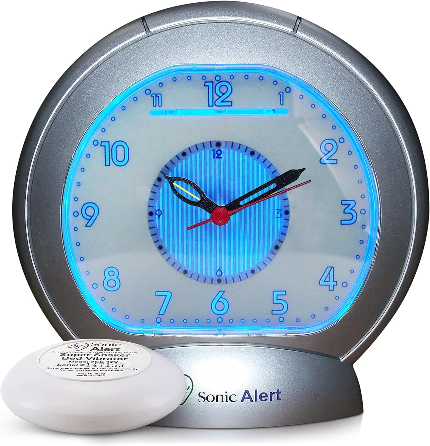 Sonic Boom Analog Alarm Clock with Bed Shaker