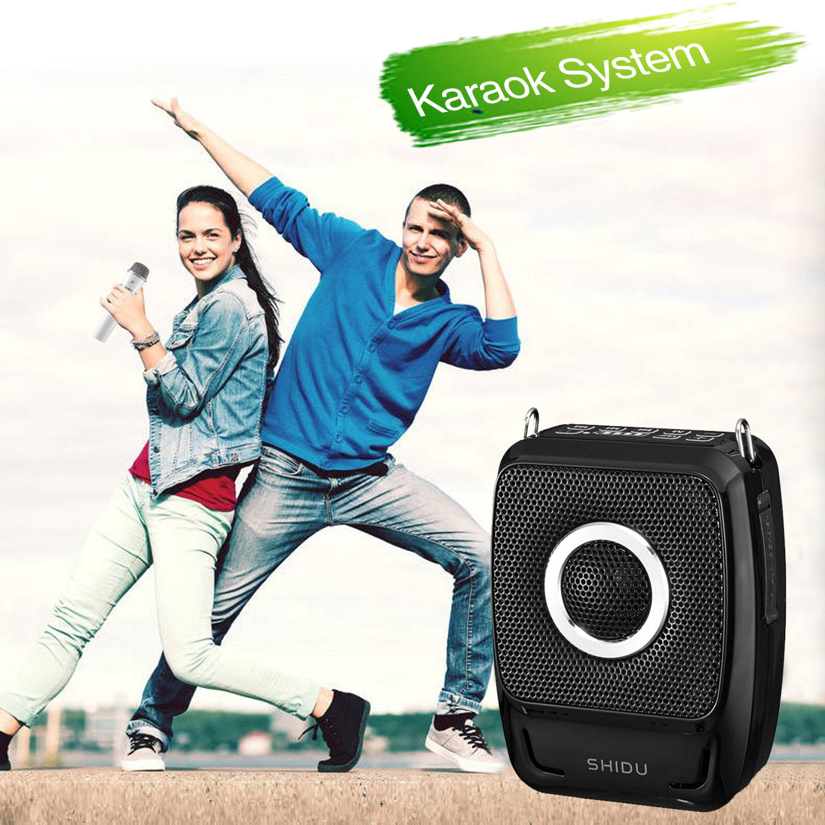ALDS Sound Buddy Portable Speaker Kit with Bodypack Transmitter - 4 Karaoke
