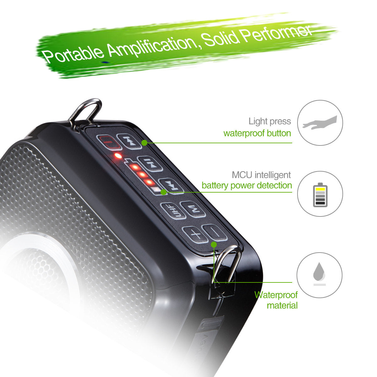 ALDS Sound Buddy Portable Speaker Kit with Bodypack Transmitter - 8