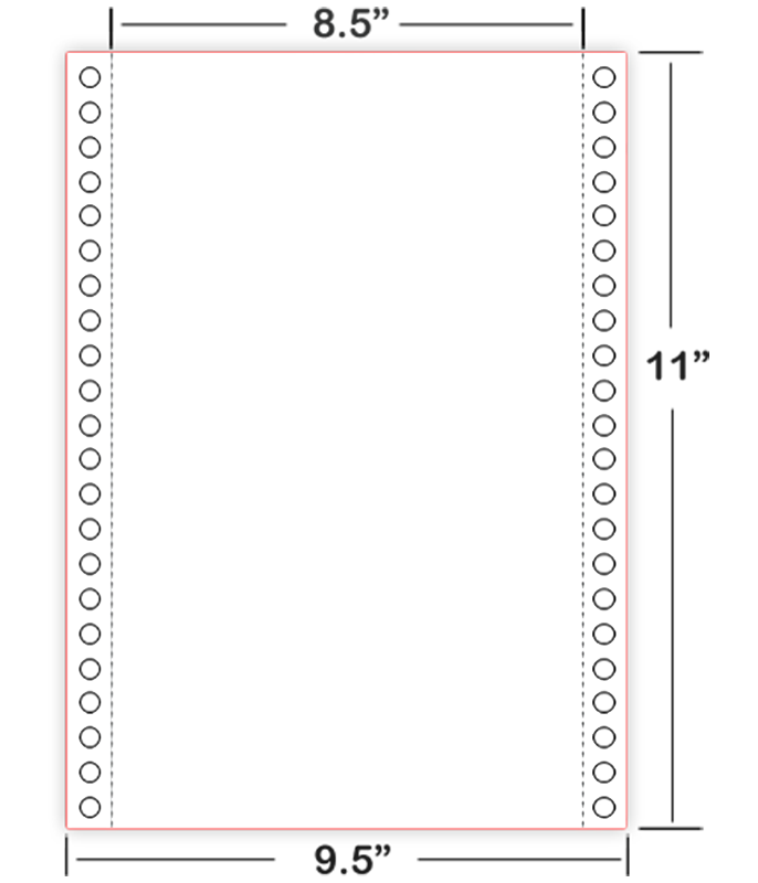 Braille Paper 8.5×11″ – Plain, Continuous Special Needs Computers