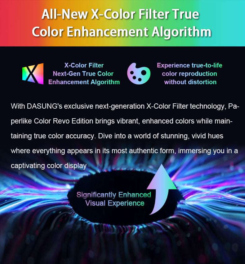 Dasung Paperlike COLOR (Revolutionary): World First Ultra-fast E-ink Monitor (25.3-inch) - 33Hz Dasung Special Needs Computers - 12