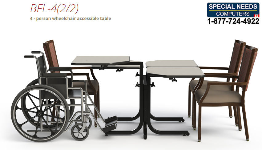 4 - Person Wheelchair Accessible Table
