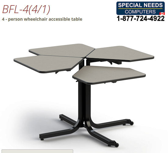 4 - Person Wheelchair Accessible Table - 4(4/1)