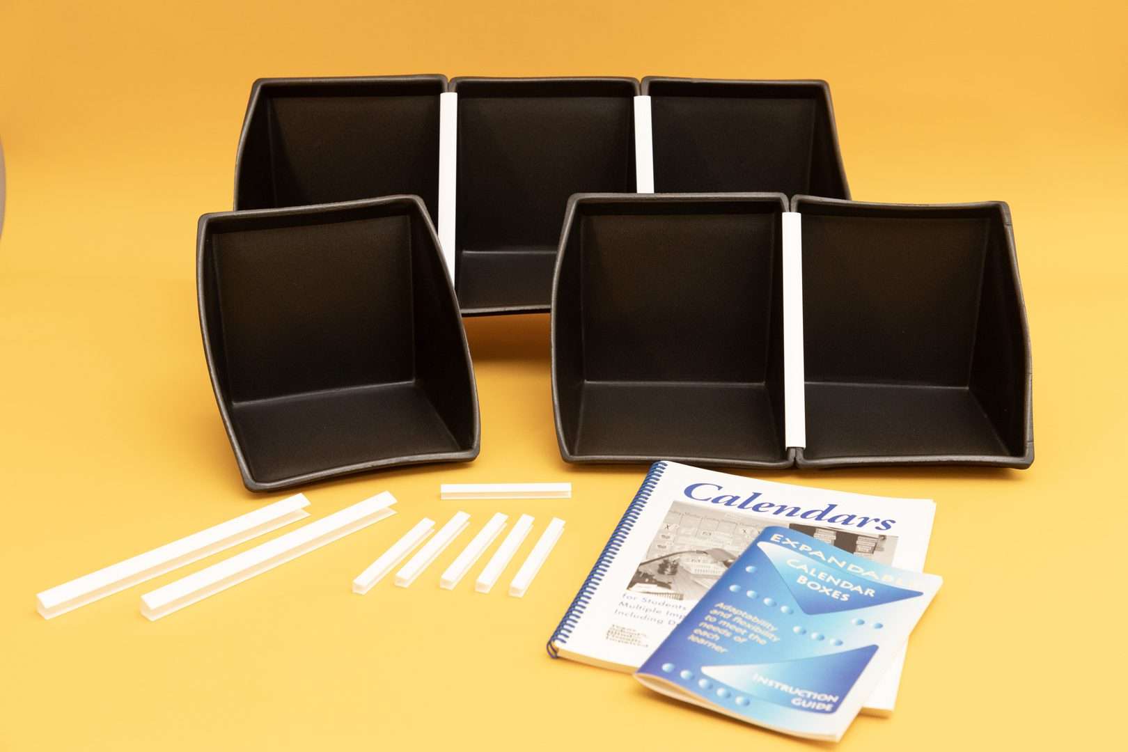 Expandable Calendar Boxes, Black APH - 1
