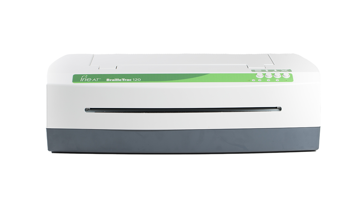 BrailleTrac 120 Embosser with Tactile Graphics - front ivew