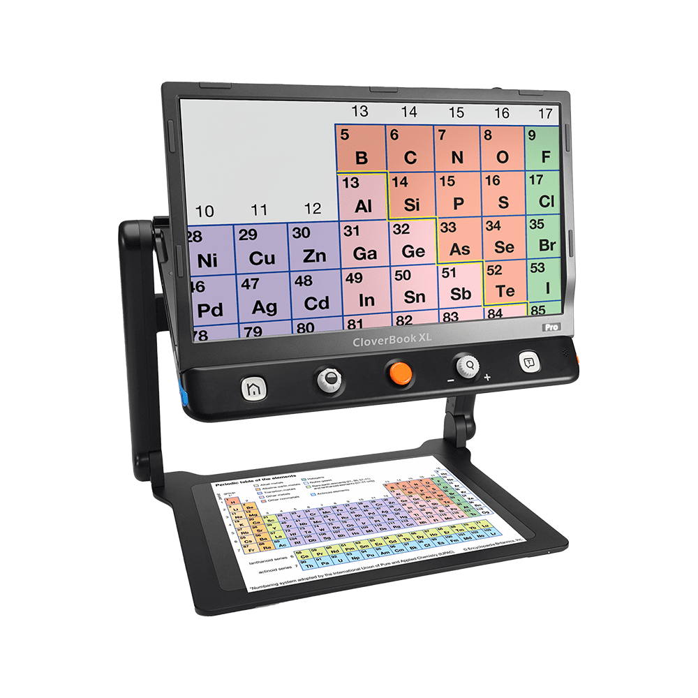 CloverBook PRO XL 16" FHD Touchscreen Portable Video Magnifier with Distance Camera - 2