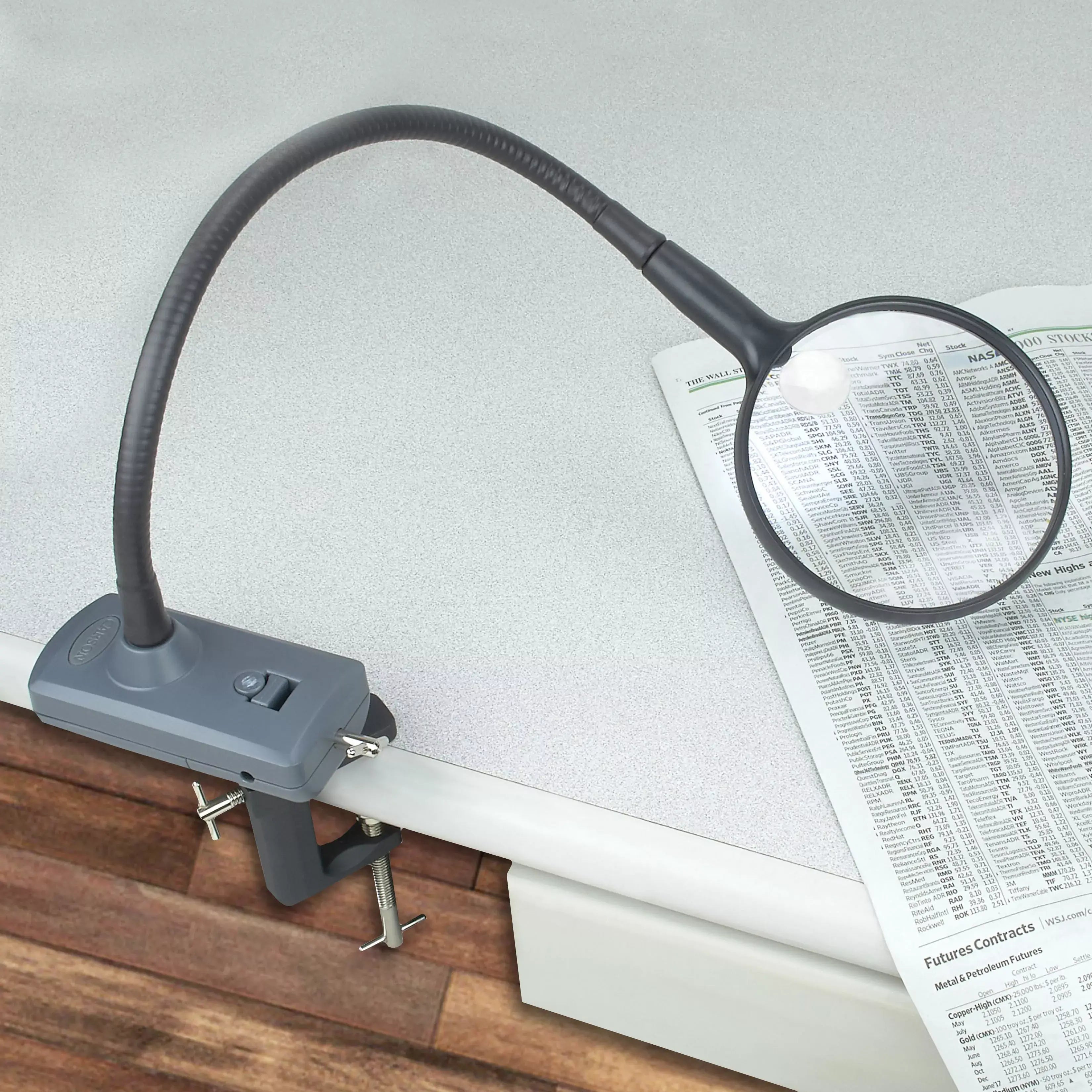 MagniFlex 2x Tabletop Magnifying Glass - 2