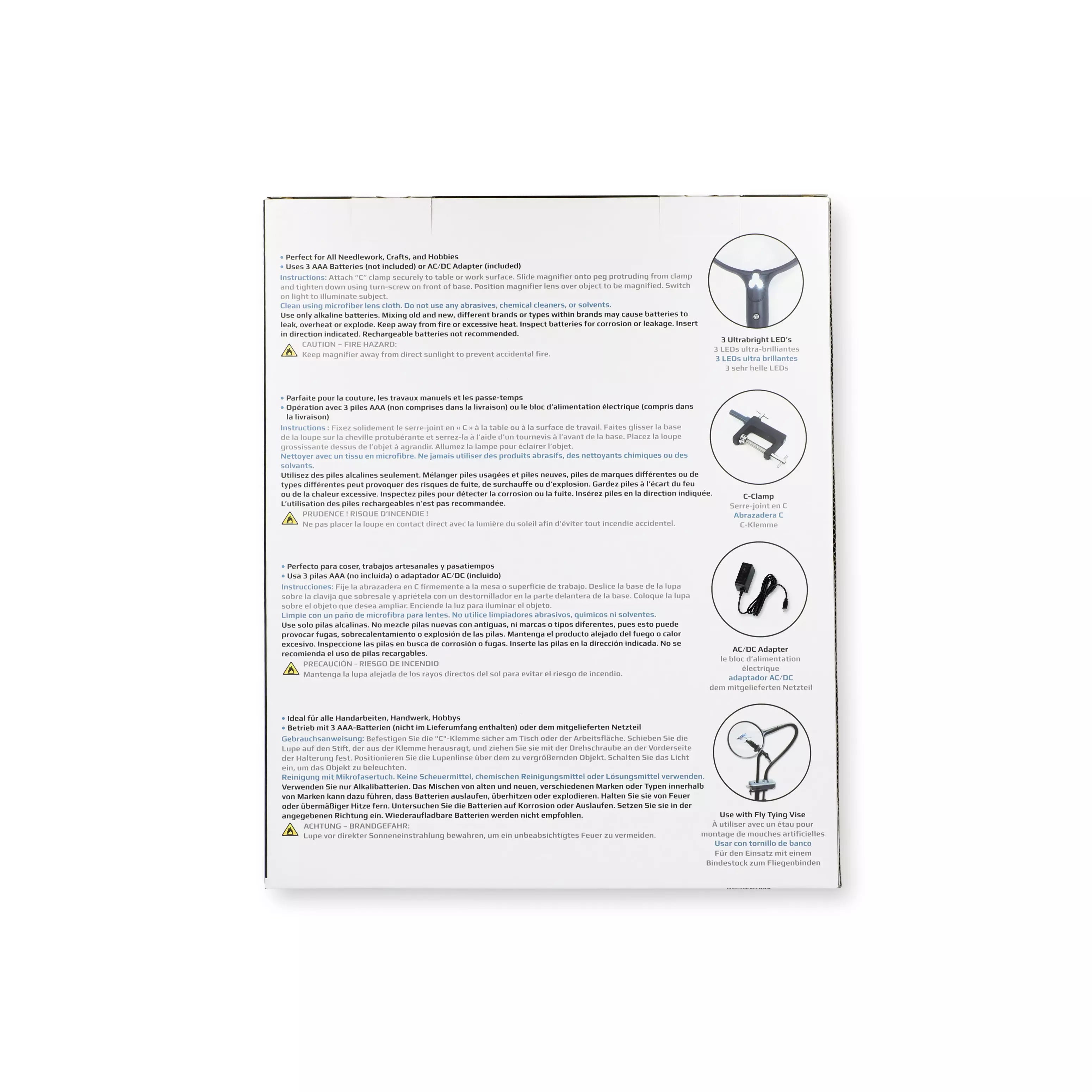 MagniFlex 2x Tabletop Magnifying Glass - 7