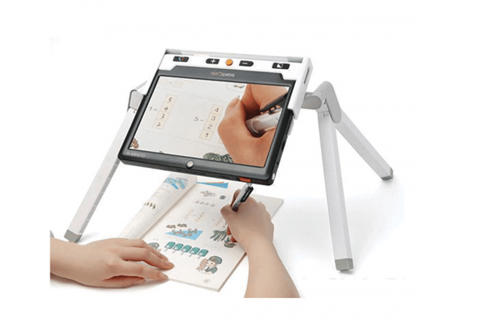 Clover 10 HD Large Screen Magnifier with Distance and Self View - on stand