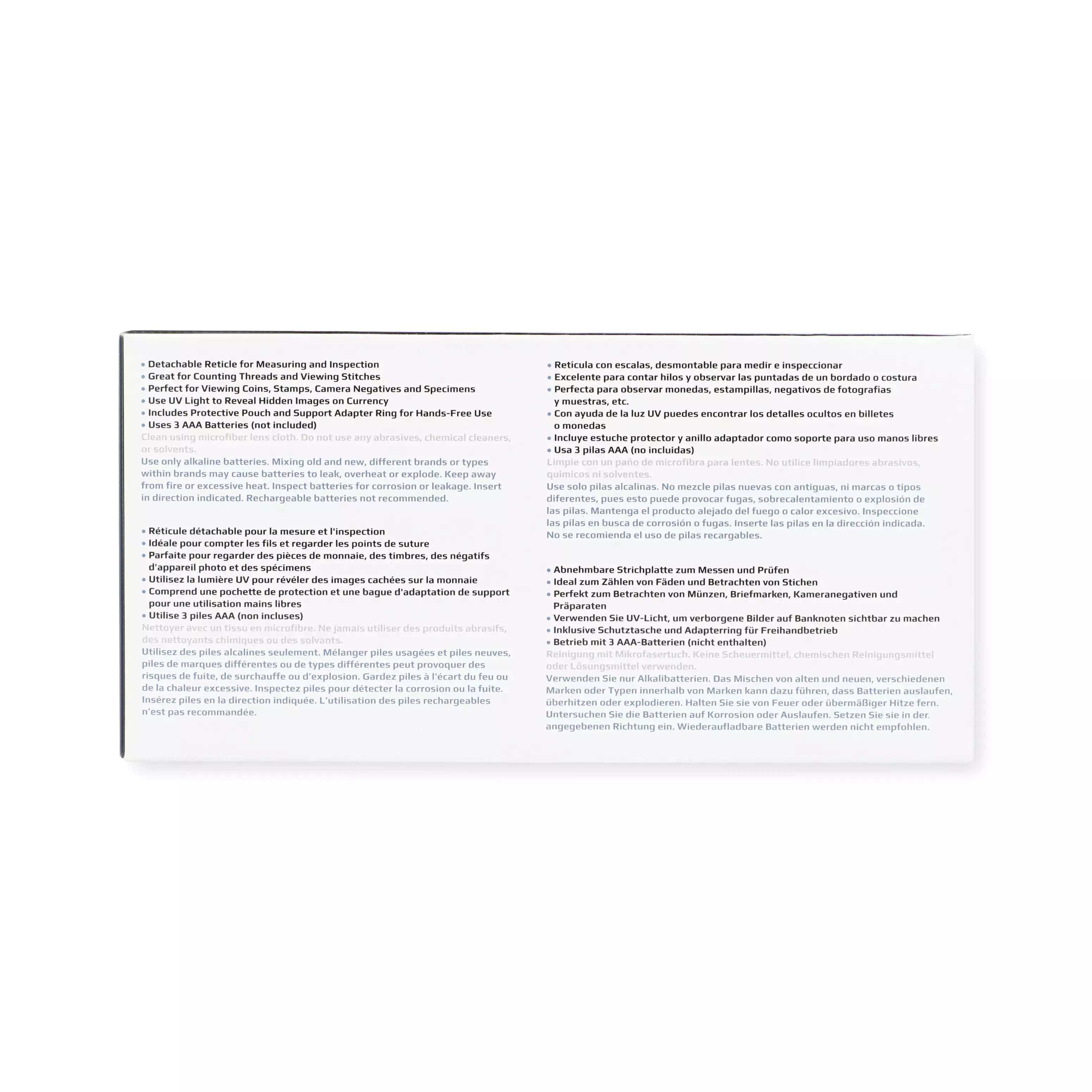 Carson MeasureLoupe 11.5x UV Lighted Precision Loupe Magnifier - 9