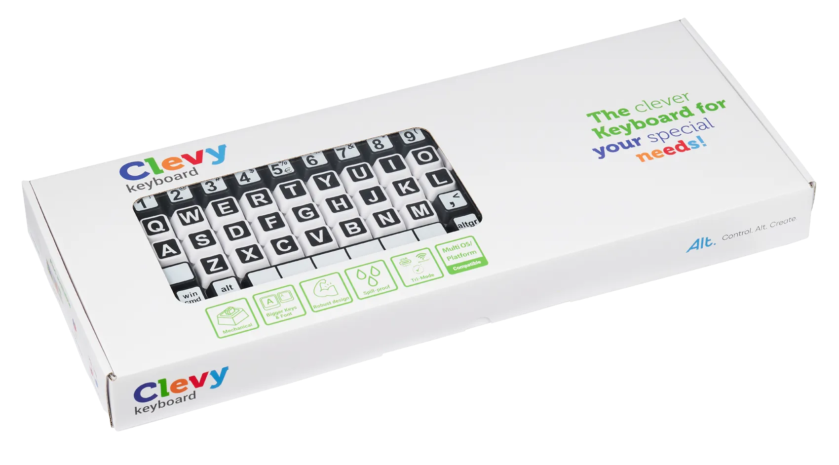 Clevy Contrast Keyboard 3 – Tri-Mode Special Needs Computers - 5