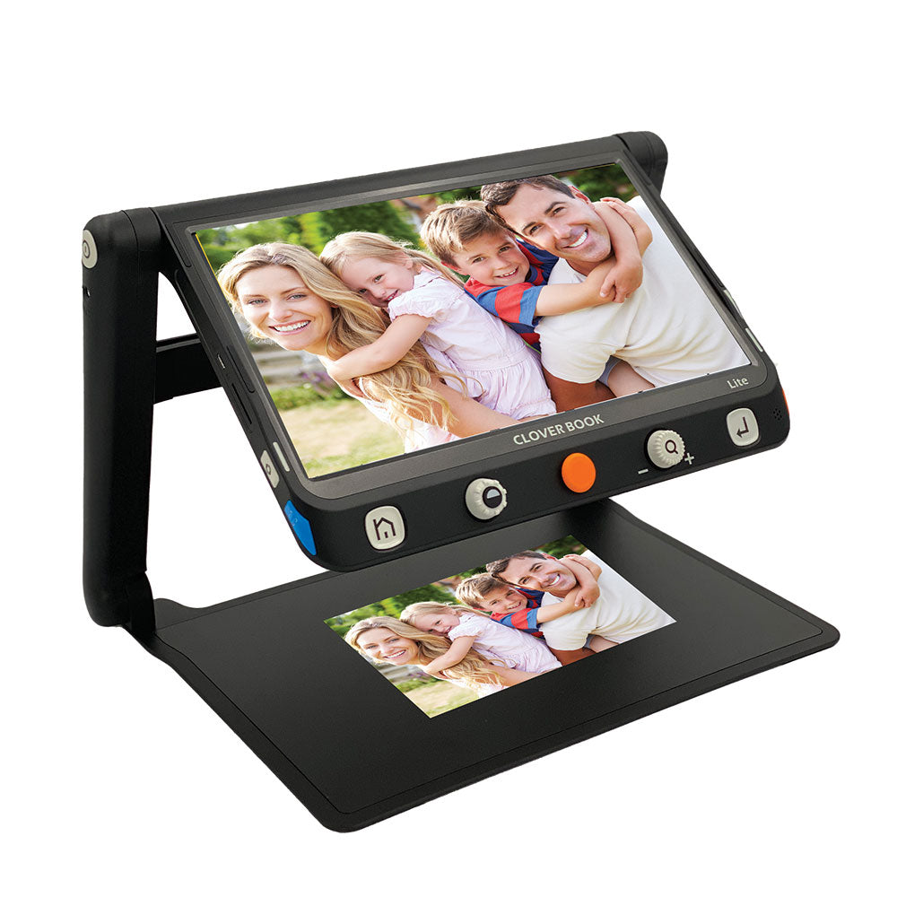 CloverBook LITE 12.5" FHD Touchscreen Portable Video Magnifier with Distance Camera - 1