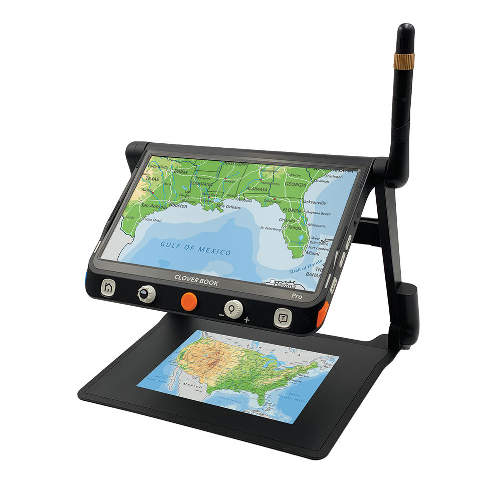 CloverBook PRO 12.5" FHD Touchscreen Portable Video Magnifier with Distance Camera - 2