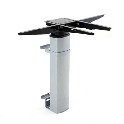 Electric Desk Frame | Width 090 cm | Black or Silver | Wall mount CONSET