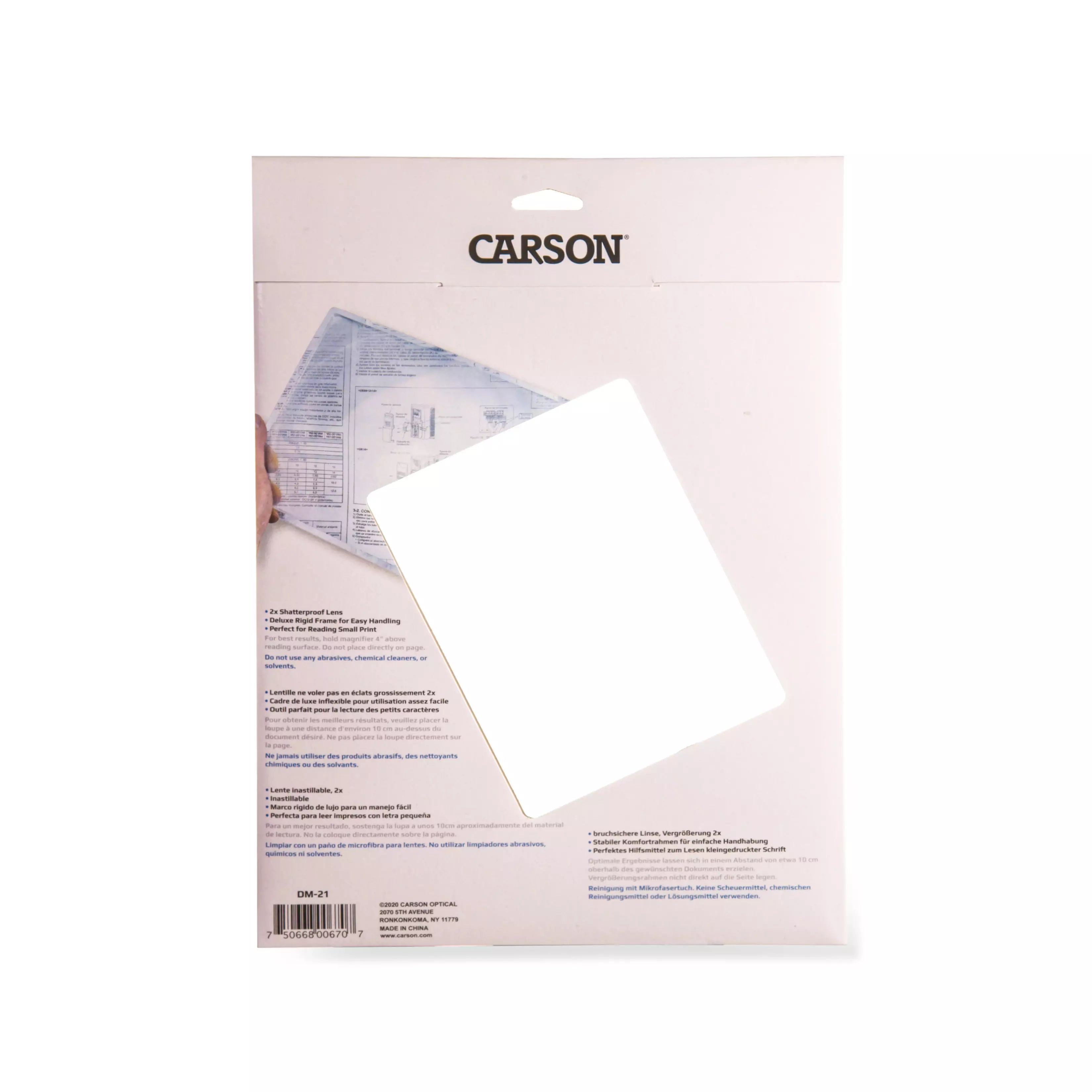 PageMagnifier 2x Rigid Frame Sheet Magnifier Reading Aid - 4