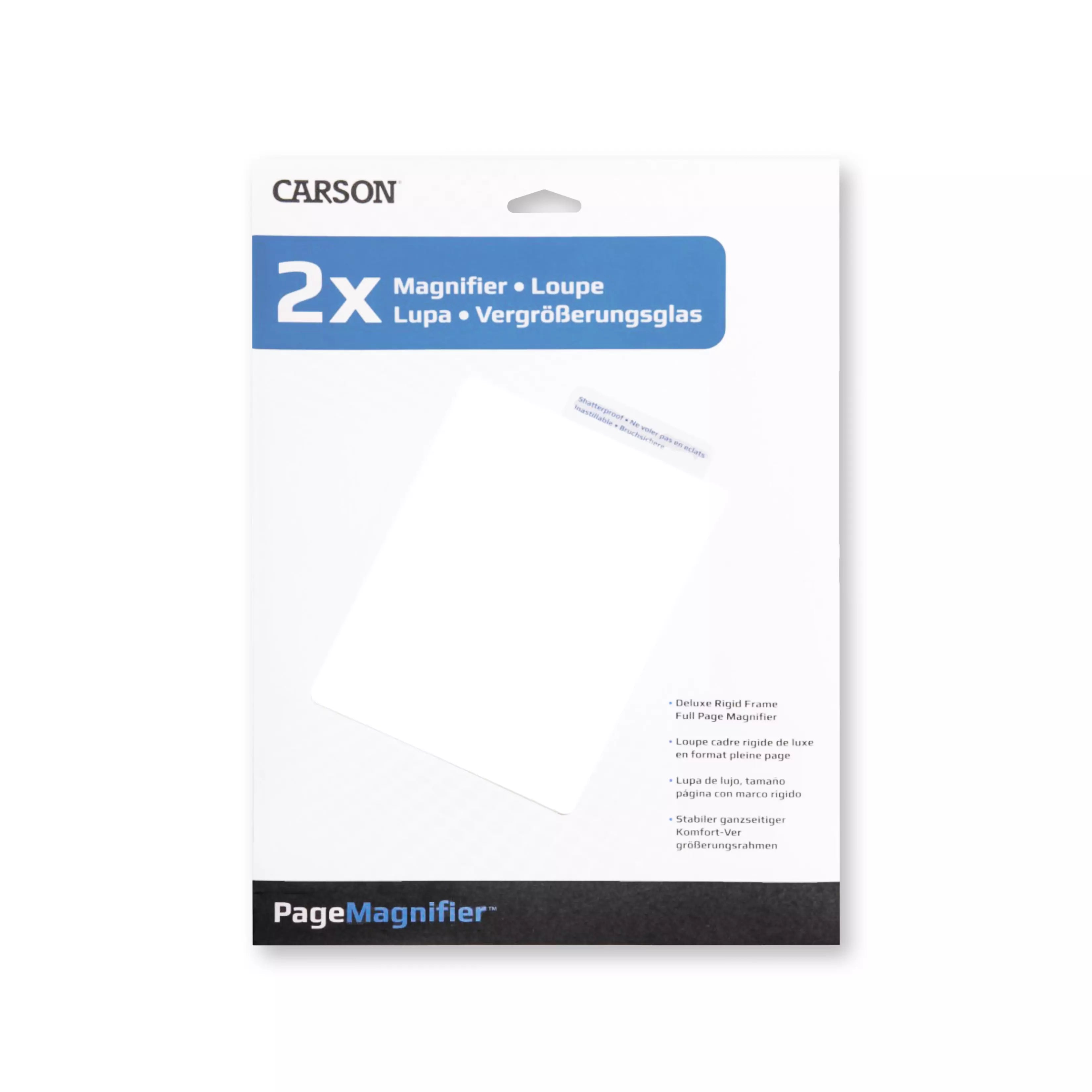 PageMagnifier 2x Rigid Frame Sheet Magnifier Reading Aid - 5