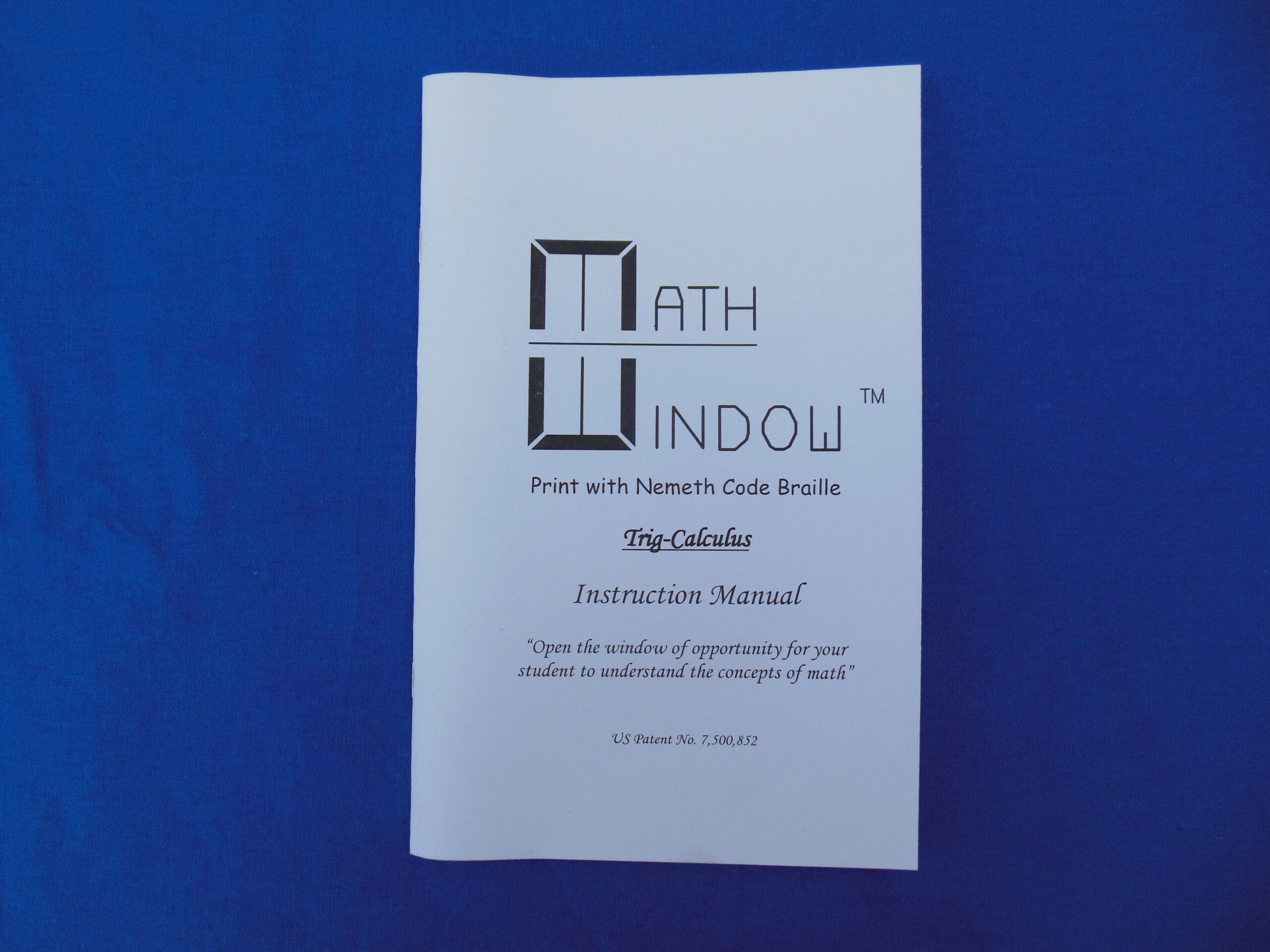 Trig-Calculus Instruction Manual - Nemeth