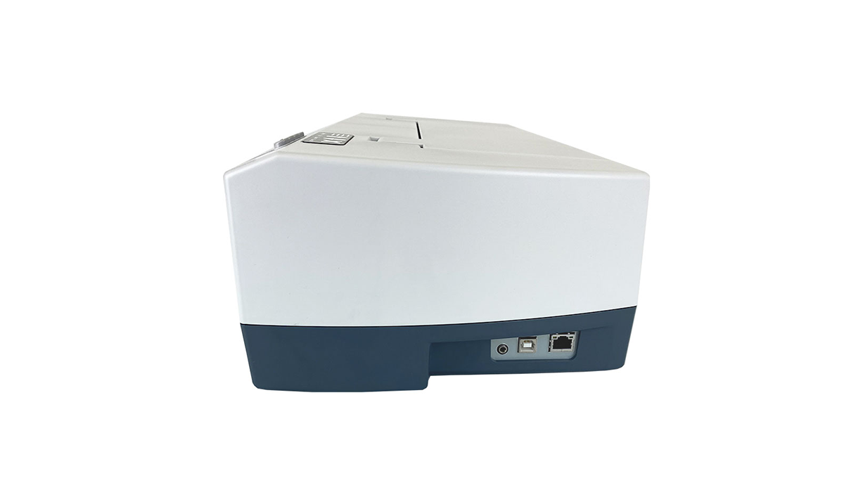 BrailleTrac 120 Embosser with Tactile Graphics - side view