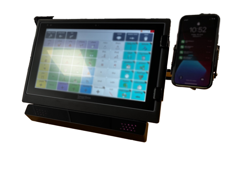 GA Phone Holder for I-13 / I-16 / GP12 / GP15 Attached to Tablet