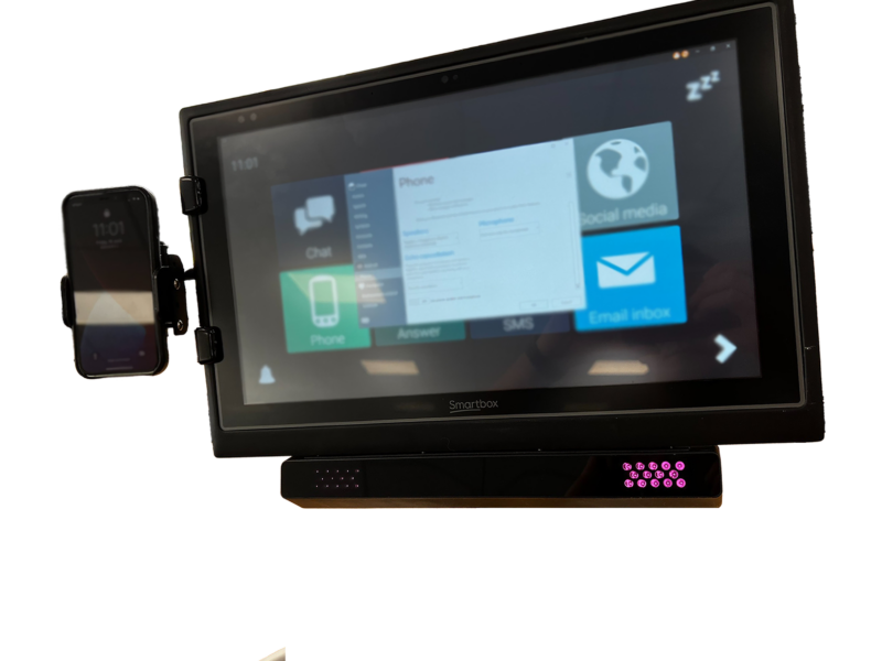 GA Phone Holder for I-13 / I-16 / GP12 / GP15 Attached to Tablet