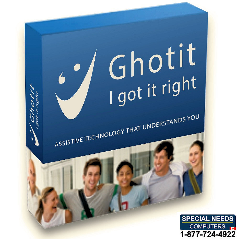 Ghotit Solution for People with Dyslexia or Dysgraphia