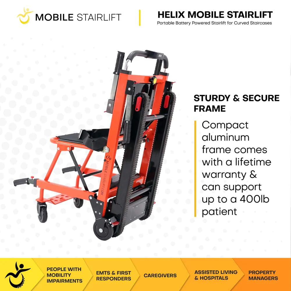 Helix Mobile Stairlift sturdy