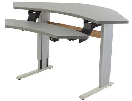 Infinity Adjustable Corner Workstation Dual Top