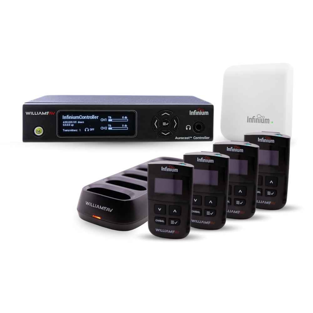 Williams Auracast - System with 4 Receivers