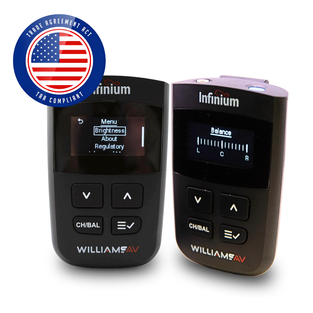 Williams Sound Infinium System - 2 Transmitters, 12 Receivers BA SYS3 Special Needs Computers - 10