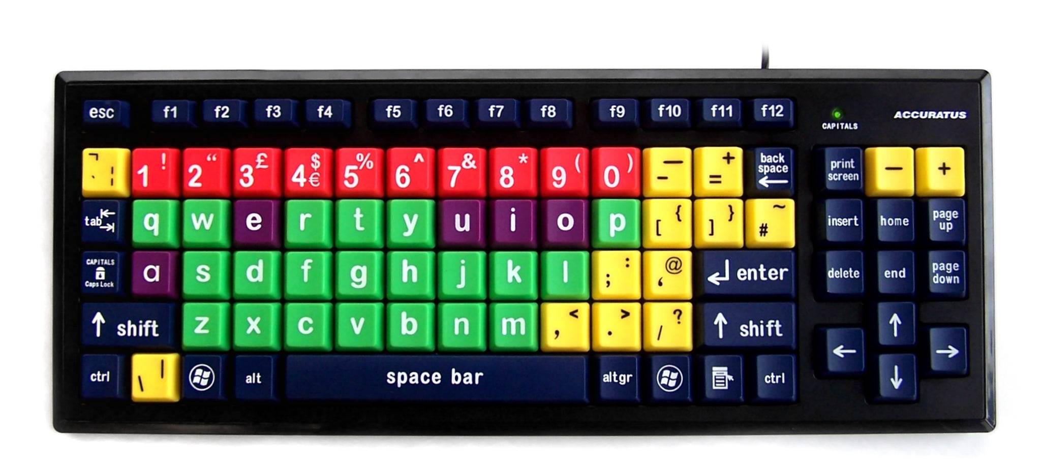 Jumbo XL 2 USB Keyboard has Large one inch square keys and all functio