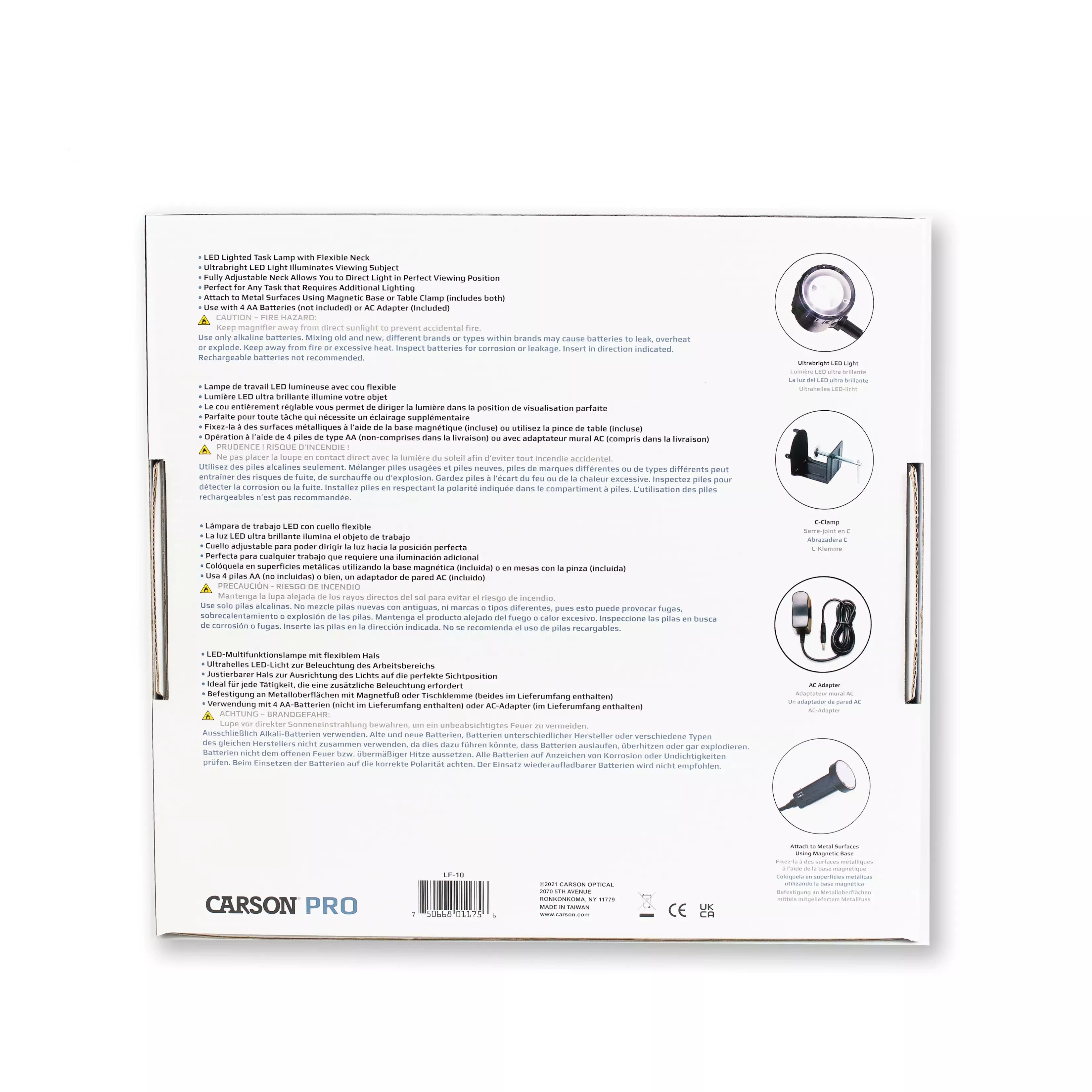 Carson LightFlex Pro LED Task Lamp - 4