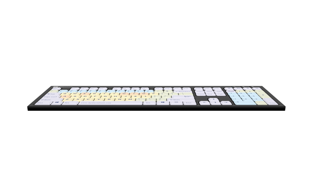 Dyslexie NERO Slimline Keyboard – Windows American English LogicKeyboard