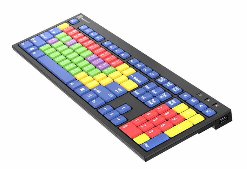 Kids Learning Board NERO Slimline Keyboard – Windows US American English LogicKeyboard - 5