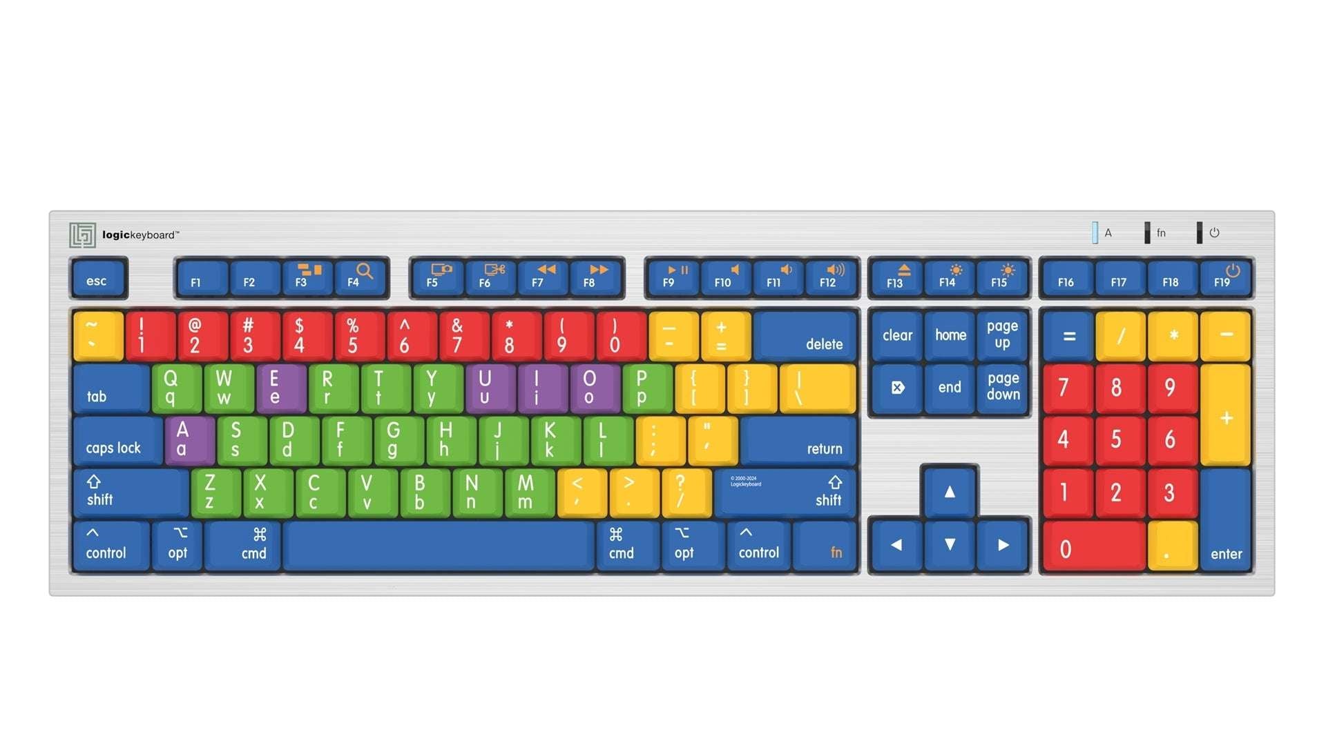 Kids Learning Board ALBA Slimline Keyboard – Mac US English LogicKeyboard