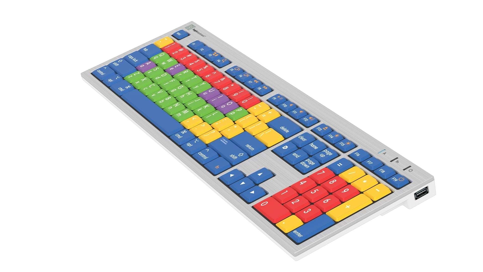 Kids Learning Board ALBA Slimline Keyboard – Mac US English LogicKeyboard