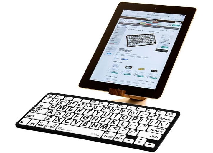 LargePrint Mac Bluetooth Mini Keyboard - American English  Special Needs Computers - 4
